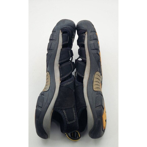 Keen Newport H2 Waterproof Hiking and Water Sandals Black Yellow Mens Size 10
